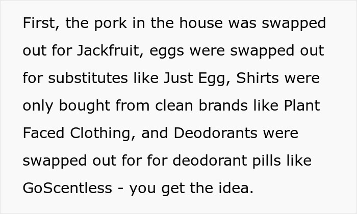 "AITA For Secretly Cheating On Our Vegetarian Diet That My Wife Made Our Family Do?" "AITA For Secretly Cheating On Our Vegetarian Diet That My Wife Made Our Family Do?"