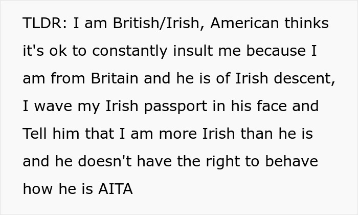 Irish American Mocks A British Guy, Gets A Reality Check After He Waves Passport In His Face Irish American Mocks A British Guy, Gets A Reality Check After He Waves Passport In His Face