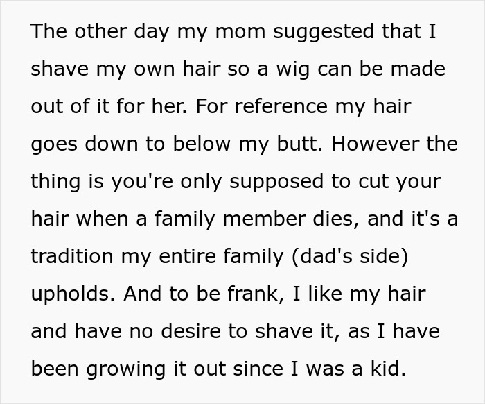 Drama Unfolds As Daughter Refuses To Buzz Her Hair To Make Wig For Sis With Cancer, Mom Enraged Drama Unfolds As Daughter Refuses To Buzz Her Hair To Make Wig For Sis With Cancer, Mom Enraged