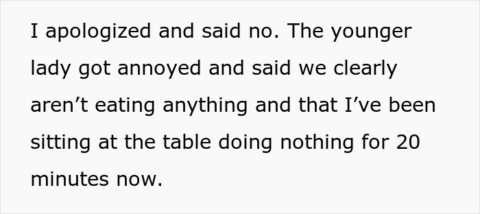 “She’s Scaring My Kids”: Entitled Woman Wants A Table, Tries Taking It From The Wrong Person “She’s Scaring My Kids”: Entitled Woman Wants A Table, Tries Taking It From The Wrong Person