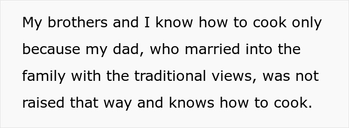 Man’s Family Jealous Of Wife's Cooking, Cause Fuss When She Hangs With Guys Instead Of Cooking Man’s Family Jealous Of Wife's Cooking, Cause Fuss When She Hangs With Guys Instead Of Cooking
