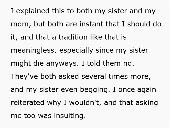 Drama Unfolds As Daughter Refuses To Buzz Her Hair To Make Wig For Sis With Cancer, Mom Enraged Drama Unfolds As Daughter Refuses To Buzz Her Hair To Make Wig For Sis With Cancer, Mom Enraged
