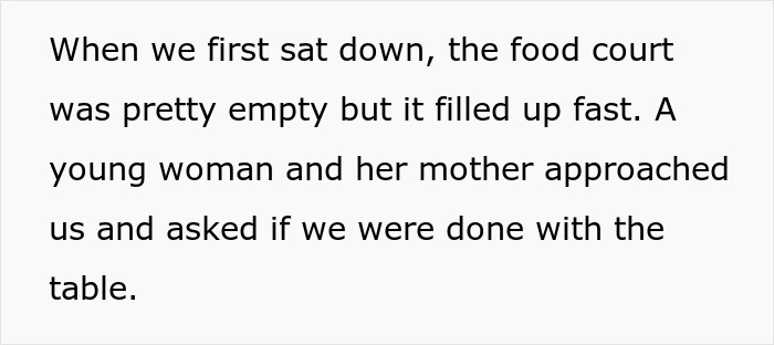 “She’s Scaring My Kids”: Entitled Woman Wants A Table, Tries Taking It From The Wrong Person “She’s Scaring My Kids”: Entitled Woman Wants A Table, Tries Taking It From The Wrong Person