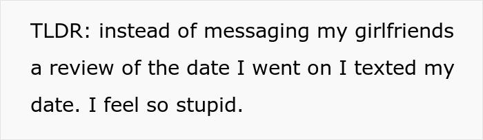 Woman Accidentally Texts A Detailed First Date Review And Rating To Her Date Woman Accidentally Texts A Detailed First Date Review And Rating To Her Date