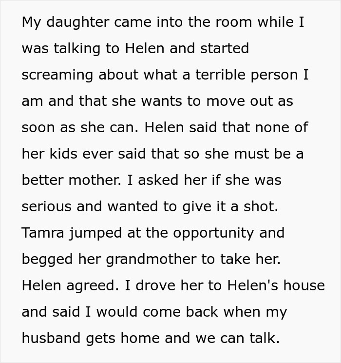 Grandma Says She Can Take Better Care Of Disobedient 14 Y.O. Than Mom, Learns Truth The Hard Way Grandma Says She Can Take Better Care Of Disobedient 14 Y.O. Than Mom, Learns Truth The Hard Way