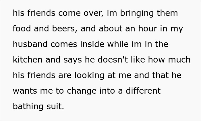 Man Forces Wife To Wear Revealing Bikini For His B-Day Pool Party, Backtracks But It’s Too Late Man Forces Wife To Wear Revealing Bikini For His B-Day Pool Party, Backtracks But It’s Too Late