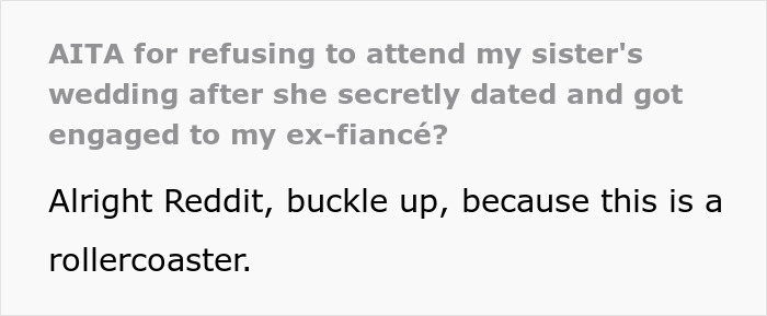 “My Head Was Spinning”: Sis Announces She’s Engaged To Woman’s Cheating Fiance, Drama Ensues “My Head Was Spinning”: Sis Announces She’s Engaged To Woman’s Cheating Fiance, Drama Ensues