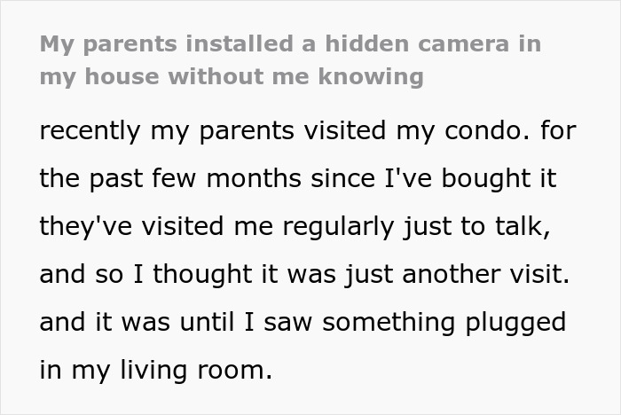 Parents Install Hidden Camera In Daughter’s Home To Police Intercourse, Spark Furious Fallout Parents Install Hidden Camera In Daughter’s Home To Police Intercourse, Spark Furious Fallout