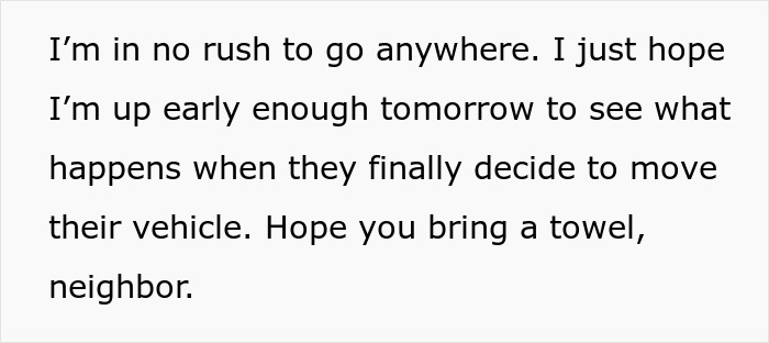 Neighbor Leaves Car Blocking Person’s Driveway, They Stand Back And Let Nature Take Revenge Neighbor Leaves Car Blocking Person’s Driveway, They Stand Back And Let Nature Take Revenge