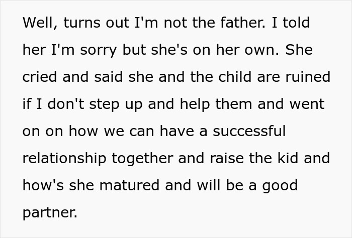 Man Turns His Back On Cheating Ex And Her Baby After DNA Test Results: “She’s On Her Own” Man Turns His Back On Cheating Ex And Her Baby After DNA Test Results: “She’s On Her Own”