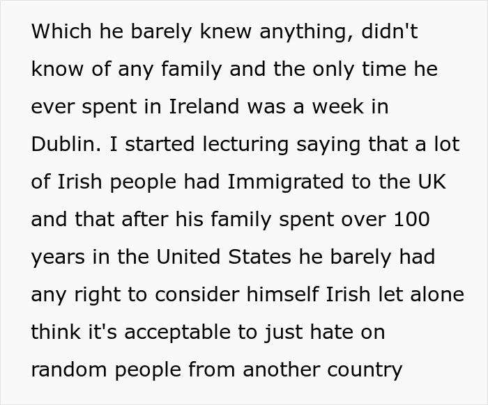 Irish American Mocks A British Guy, Gets A Reality Check After He Waves Passport In His Face Irish American Mocks A British Guy, Gets A Reality Check After He Waves Passport In His Face