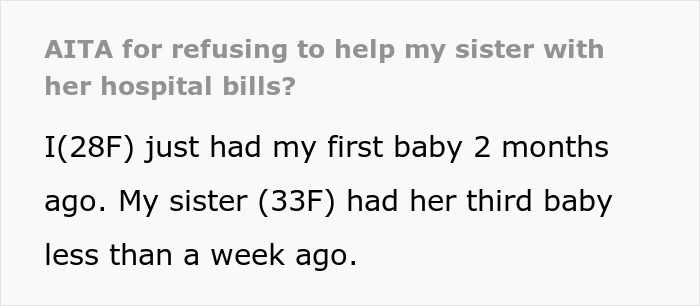 Woman Mocks Sister For Moving From The USA, Begs Her To Help Cover $20k Bill After Giving Birth Woman Mocks Sister For Moving From The USA, Begs Her To Help Cover $20k Bill After Giving Birth