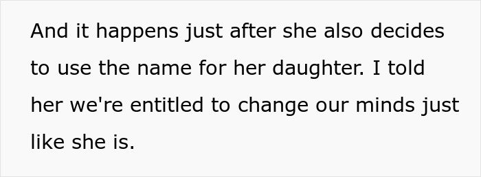 Woman’s Dream Baby Name Gets Lifted By SIL So She Just Picks Another One To SIL’s Rage And Dismay Woman’s Dream Baby Name Gets Lifted By SIL So She Just Picks Another One To SIL’s Rage And Dismay