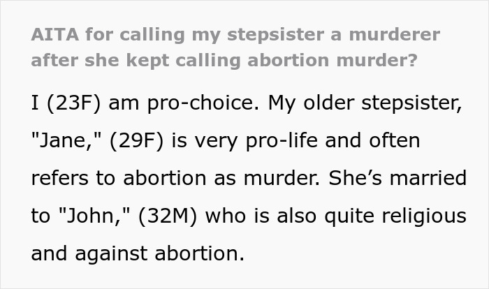 Sis Exposes Woman’s Secret Abortion To Her Pro-Life Husband After Constant Shaming, Takes Heat Sis Exposes Woman’s Secret Abortion To Her Pro-Life Husband After Constant Shaming, Takes Heat