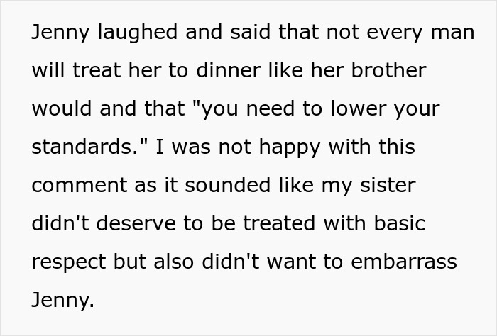 Woman Criticizes BF's Sister's Love Life, BF Fires Back Saying She Gave Him The 'Ick' Woman Criticizes BF's Sister's Love Life, BF Fires Back Saying She Gave Him The 'Ick'