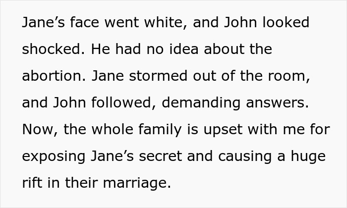 Sis Exposes Woman’s Secret Abortion To Her Pro-Life Husband After Constant Shaming, Takes Heat Sis Exposes Woman’s Secret Abortion To Her Pro-Life Husband After Constant Shaming, Takes Heat