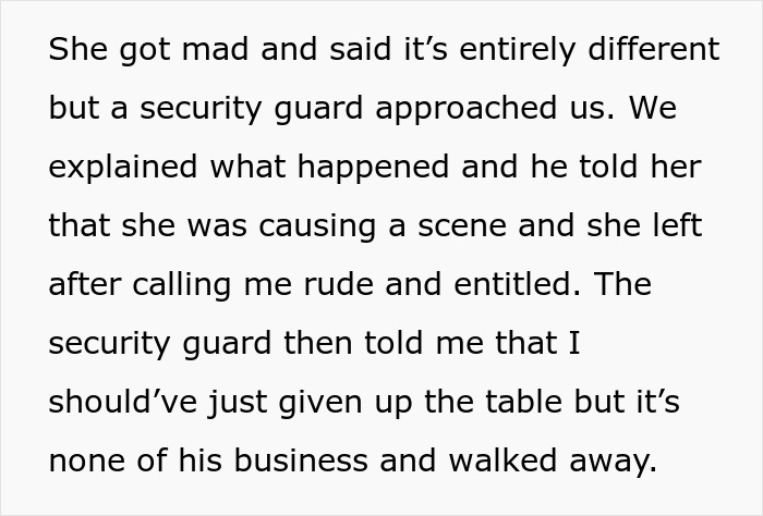 “She’s Scaring My Kids”: Entitled Woman Wants A Table, Tries Taking It From The Wrong Person “She’s Scaring My Kids”: Entitled Woman Wants A Table, Tries Taking It From The Wrong Person