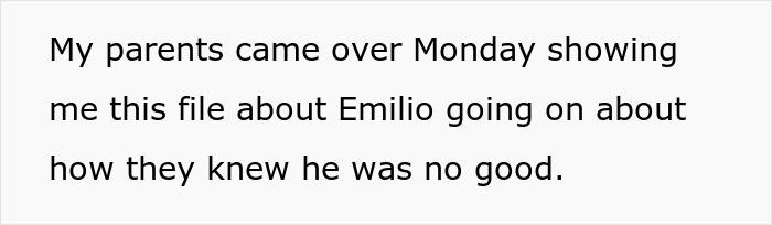 Woman Cuts Contact With Parents After They Dig Up Her Fiancé's Juvenile File To Break Them Up Woman Cuts Contact With Parents After They Dig Up Her Fiancé's Juvenile File To Break Them Up
