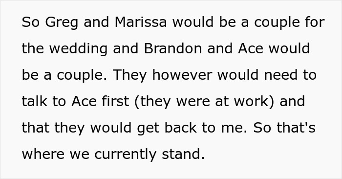Man Rejects Bride’s BFF’s Polyamorous Partners To Prevent Family Backlash, Receives An Ultimatum Man Rejects Bride’s BFF’s Polyamorous Partners To Prevent Family Backlash, Receives An Ultimatum