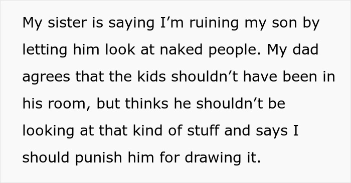 Woman Is Shocked By Nephew’s Drawings, Demands He Be Punished Woman Is Shocked By Nephew’s Drawings, Demands He Be Punished