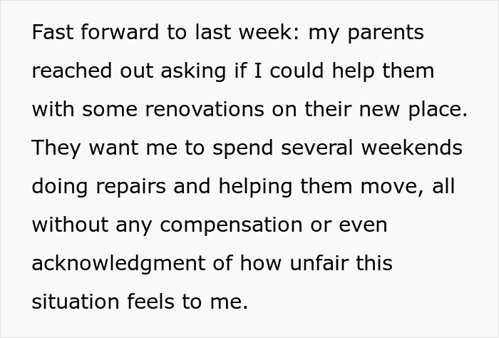 “Family Comes First”: Man Refuses To Help Parents After They Give Their House To Sister “Family Comes First”: Man Refuses To Help Parents After They Give Their House To Sister
