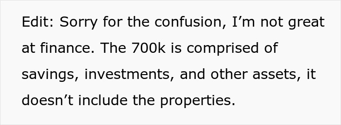 Family Regrets Treating Daughter Poorly After She Refuses To Share Her $700k Inheritance Family Regrets Treating Daughter Poorly After She Refuses To Share Her $700k Inheritance