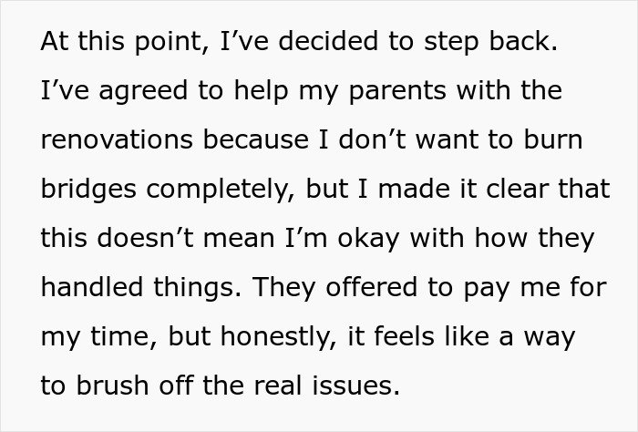 “Family Comes First”: Man Refuses To Help Parents After They Give Their House To Sister “Family Comes First”: Man Refuses To Help Parents After They Give Their House To Sister