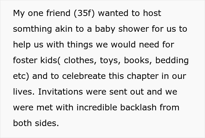 Infertile Couple Become Foster Parents, Thrilled By Baby Shower, Face Backlash From Families Infertile Couple Become Foster Parents, Thrilled By Baby Shower, Face Backlash From Families