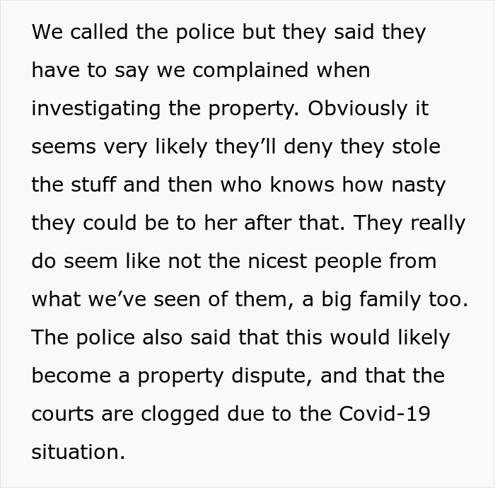 “We Called The Police”: Newcomer Discovers Her Bench And Plants Displayed In Neighbors’ Yard “We Called The Police”: Newcomer Discovers Her Bench And Plants Displayed In Neighbors’ Yard