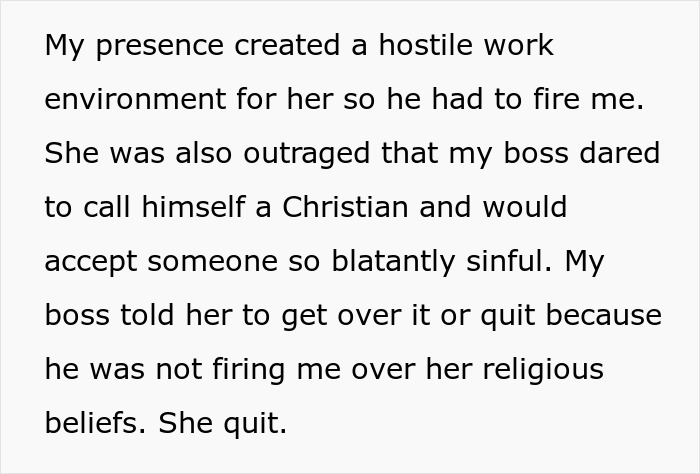 Woman’s Scheme To Get Manager Fired After Discovering He’s Gay Backfires Spectacularly Woman’s Scheme To Get Manager Fired After Discovering He’s Gay Backfires Spectacularly
