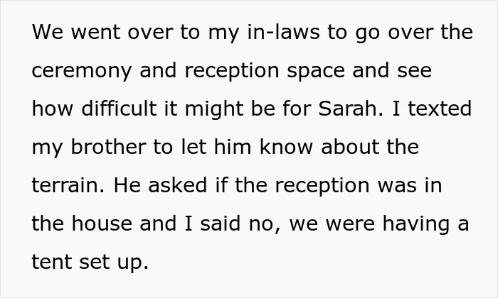 Bride Under Fire After Refusing To Exceed Budget For Brother’s Disabled Fiancée’s Needs Bride Under Fire After Refusing To Exceed Budget For Brother’s Disabled Fiancée’s Needs