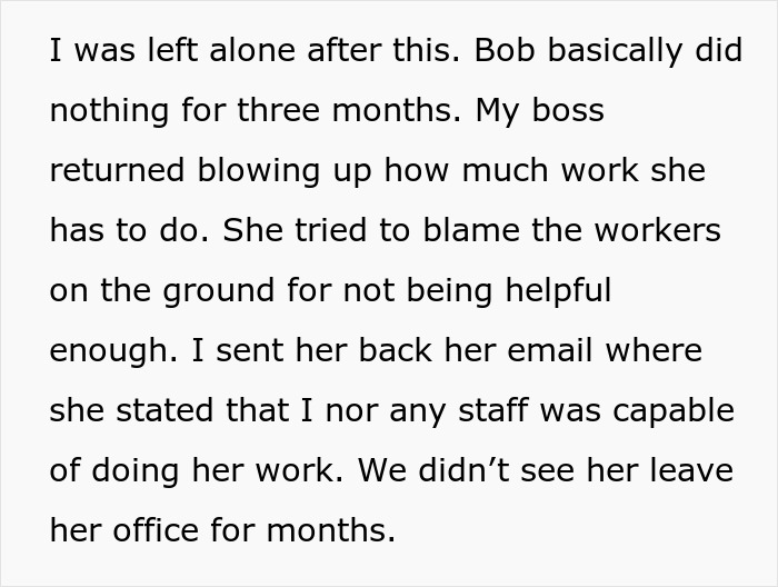 Boss Claims No One Can Replace Her, Company Hires Clueless 24YO, She Returns To Chaos 3 Months Later Boss Claims No One Can Replace Her, Company Hires Clueless 24YO, She Returns To Chaos 3 Months Later