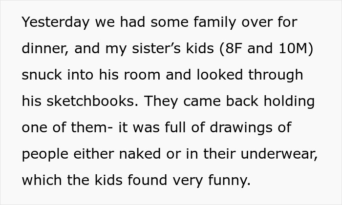 Woman Is Shocked By Nephew’s Drawings, Demands He Be Punished Woman Is Shocked By Nephew’s Drawings, Demands He Be Punished
