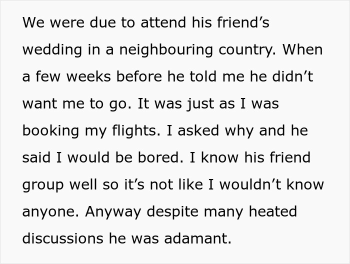 Guy Plans On Cheating With Ex During Family Wedding, Doesn't Bring His GF, Gets A Surprise Guy Plans On Cheating With Ex During Family Wedding, Doesn't Bring His GF, Gets A Surprise