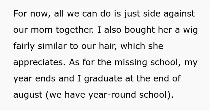 Drama Unfolds As Daughter Refuses To Buzz Her Hair To Make Wig For Sis With Cancer, Mom Enraged Drama Unfolds As Daughter Refuses To Buzz Her Hair To Make Wig For Sis With Cancer, Mom Enraged