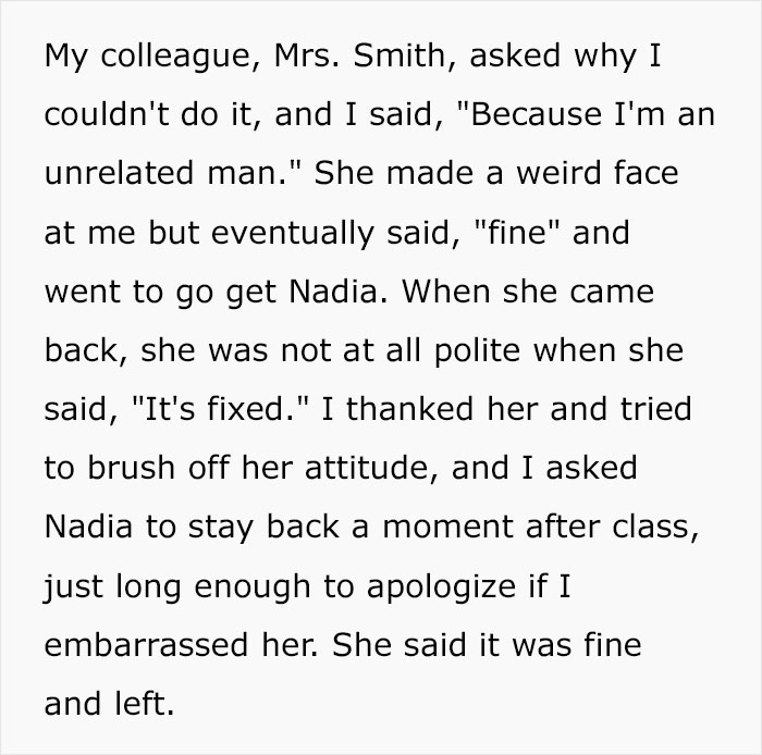 Muslim Student’s Headscarf Slips, Male Teacher Asks Female Colleague For Help, She Reports Him Muslim Student’s Headscarf Slips, Male Teacher Asks Female Colleague For Help, She Reports Him