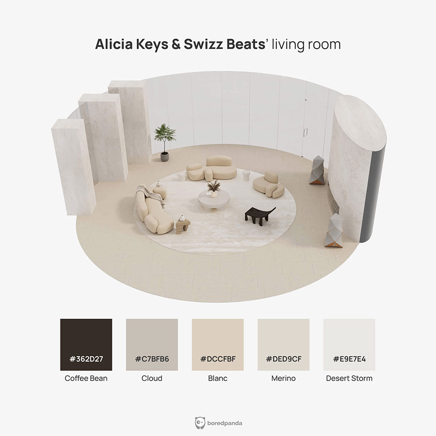 7 Floor Plans Of Celeb Living Rooms 7 Floor Plans Of Celeb Living Rooms