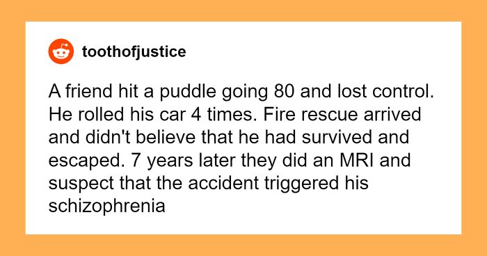 Someone Online Asked “How Have You Cheated Death?” And 45 People Delivered