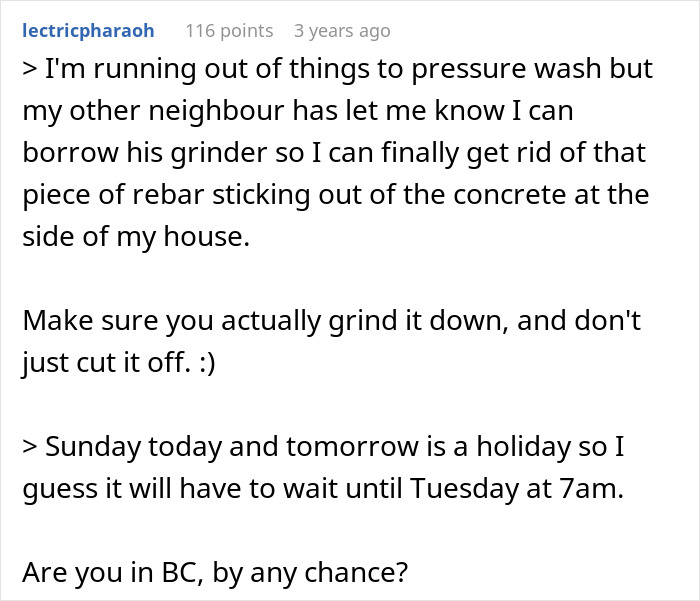 Homeowner Maliciously Complies With City Bylaws After Being Harassed By A Neighbor Homeowner Maliciously Complies With City Bylaws After Being Harassed By A Neighbor