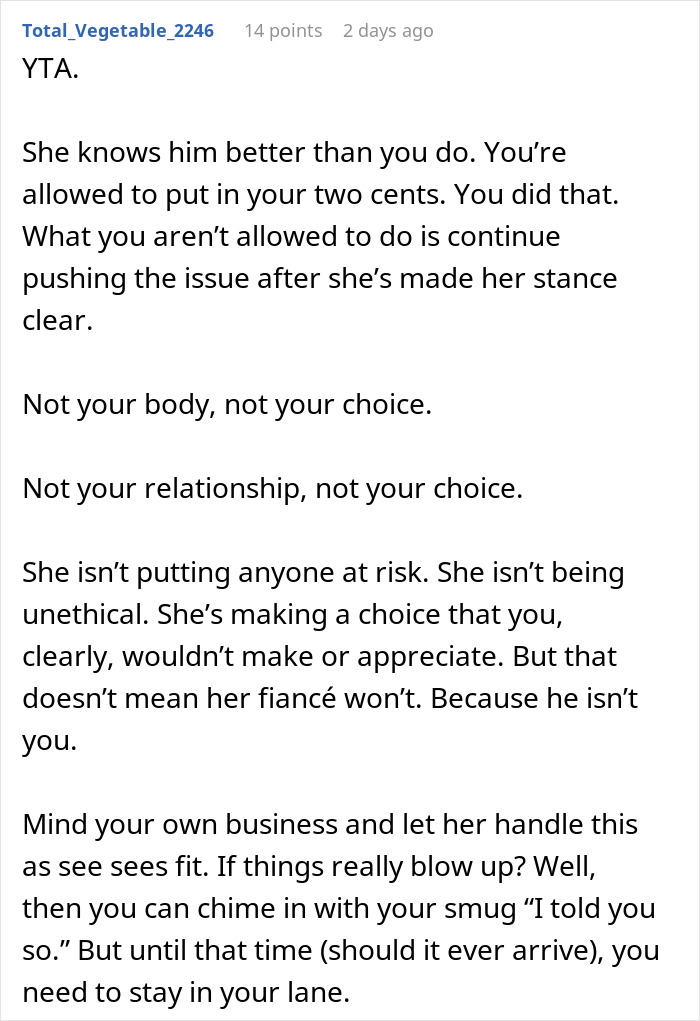 "Did I Maybe Overstep?": Woman Tells Friend To Call Off Wedding, Gets Dragged Online "Did I Maybe Overstep?": Woman Tells Friend To Call Off Wedding, Gets Dragged Online