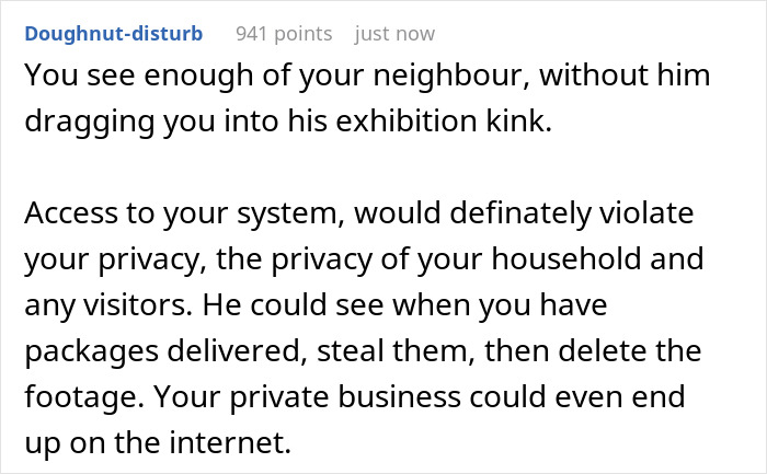Neighbor Goes Ballistic When Homeowner Refuses To Move Her Cameras To Cover His House Too Neighbor Goes Ballistic When Homeowner Refuses To Move Her Cameras To Cover His House Too
