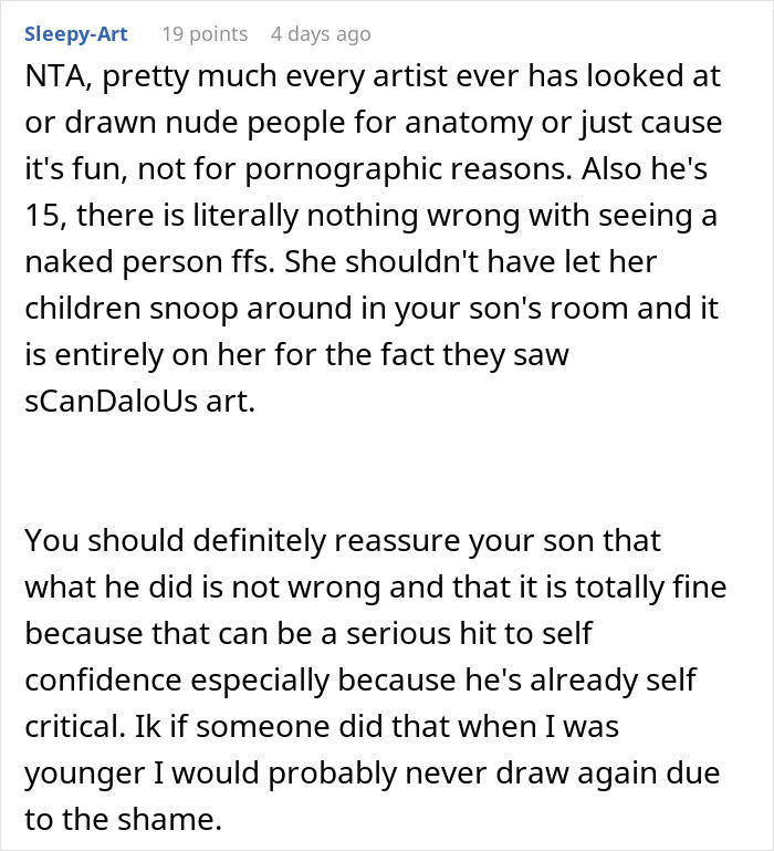 Woman Is Shocked By Nephew’s Drawings, Demands He Be Punished Woman Is Shocked By Nephew’s Drawings, Demands He Be Punished