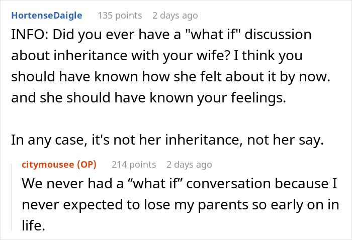 Woman Refuses To Speak To Husband Until He Changes His Decision To Share Inheritance With Brother Woman Refuses To Speak To Husband Until He Changes His Decision To Share Inheritance With Brother