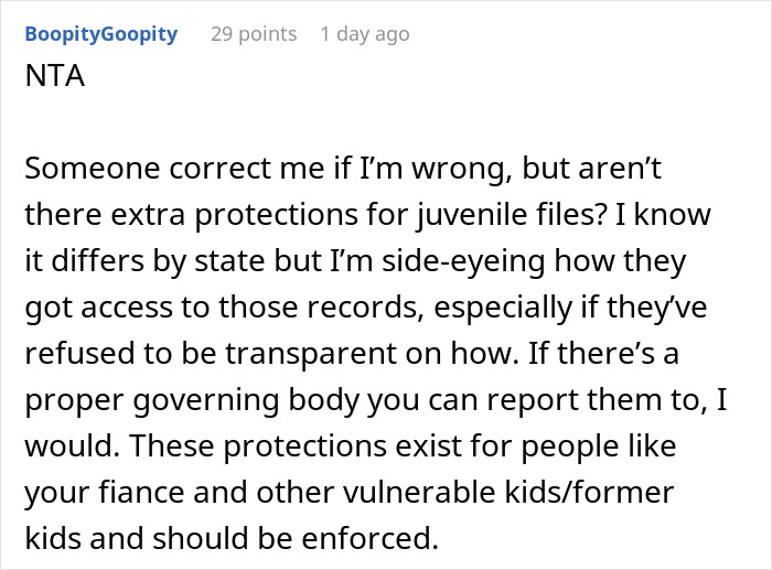 Woman Cuts Contact With Parents After They Dig Up Her Fiancé's Juvenile File To Break Them Up Woman Cuts Contact With Parents After They Dig Up Her Fiancé's Juvenile File To Break Them Up