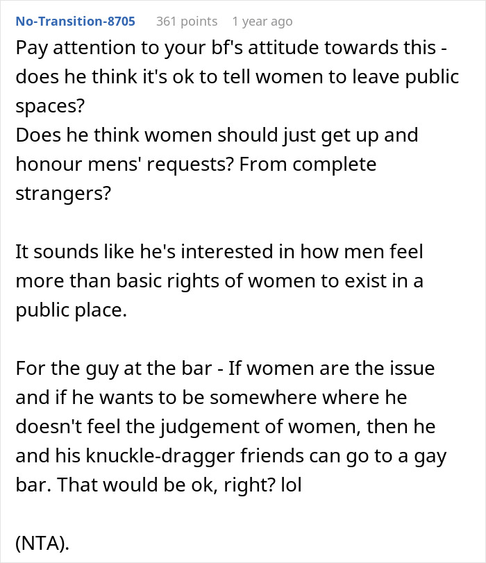 Drama Erupts As Woman “Ruins” Guy’s Safe Space By Joining Trivia Night At Local Bar, He Storms Out Drama Erupts As Woman “Ruins” Guy’s Safe Space By Joining Trivia Night At Local Bar, He Storms Out