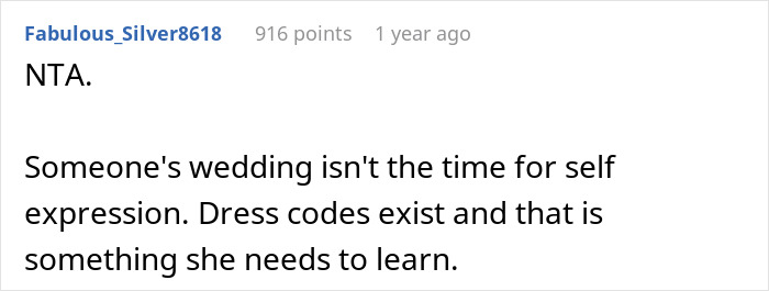 15YO Ruins Dress By Making It Emo Despite It Being Bought For Her Sister’s Wedding, Gets Uninvited 15YO Ruins Dress By Making It Emo Despite It Being Bought For Her Sister’s Wedding, Gets Uninvited