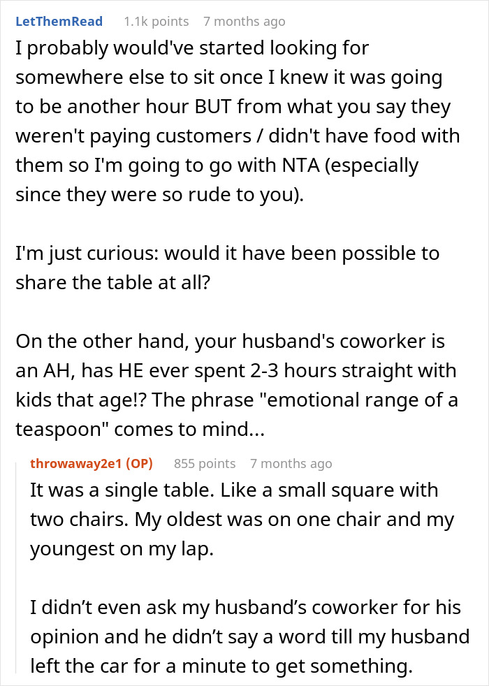 “She’s Scaring My Kids”: Entitled Woman Wants A Table, Tries Taking It From The Wrong Person “She’s Scaring My Kids”: Entitled Woman Wants A Table, Tries Taking It From The Wrong Person