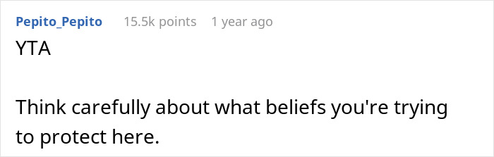Comment questioning bride's beliefs about groom's trans friend being best man. Comment questioning bride's beliefs about groom's trans friend being best man.