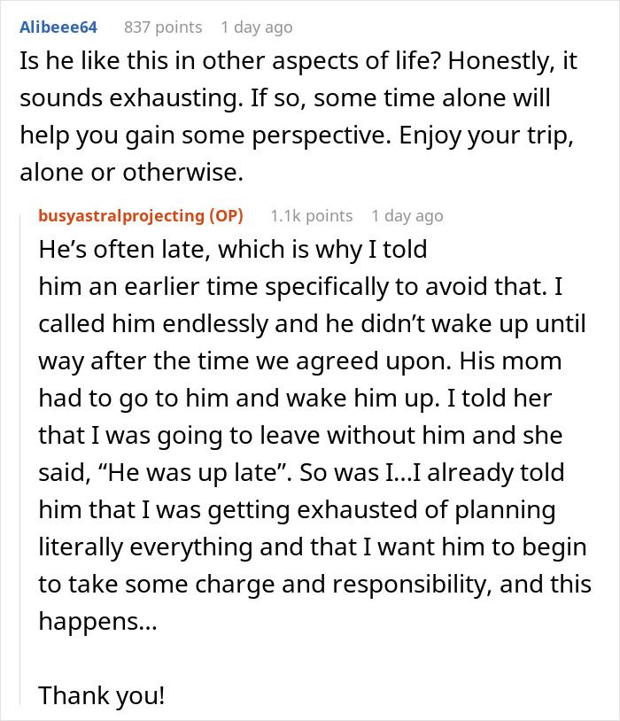 Guy Left Calling For Mommy’s Help For A Second Time As GF Refuses To Miss Trip Guy Left Calling For Mommy’s Help For A Second Time As GF Refuses To Miss Trip
