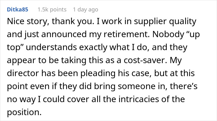 Worker Maliciously Complies With CFO’s Lay-Offs Until She Realizes She Made A Huge Mistake Worker Maliciously Complies With CFO’s Lay-Offs Until She Realizes She Made A Huge Mistake